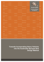 Cover of Towards Incorporating Heavy Vehicles into the Austroads Sprayed Seal Design Method