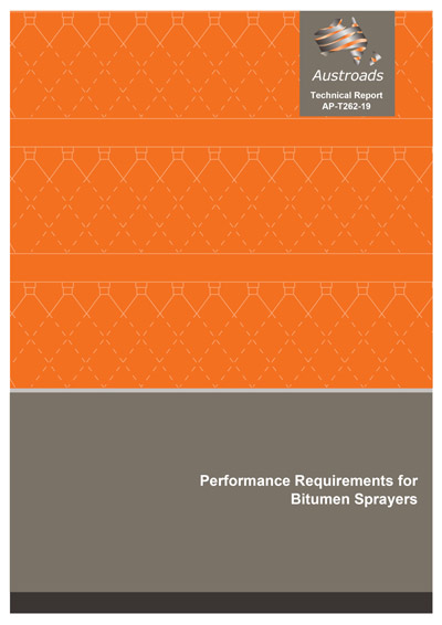 Cover of Performance Requirements for Bitumen Sprayers