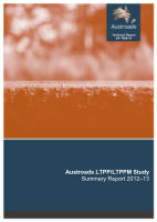 Cover of Austroads LTPP and LTPPM Study - Summary Report 2012-13