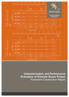 Cover of Characterisation and Performance Evaluation of Granular Bases Project: Pavement Construction Report