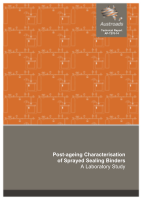 Cover of Post-ageing Characterisation of Sprayed Sealing Binders: A Laboratory Study