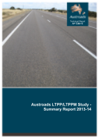 Cover of Austroads LTPP/LTPPM Study - Summary Report 2013-14