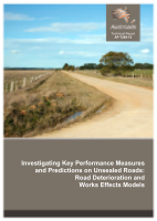Cover of Investigating Key Performance Measures and Predictions on Unsealed Roads: Road Deterioration and Works Effects Models
