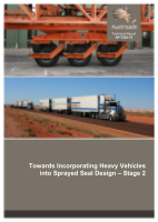 Cover of Towards Incorporating Heavy Vehicles into Sprayed Seal Design: Stage 2