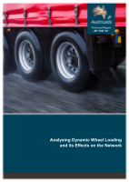 Cover of Analysing Dynamic Wheel Loading and its Effects on the Network