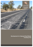 Cover of Development of a Sprayed Seal Binder Cracking Test