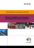 Cover of Review of AS2008 from an Emulsion and PMB Manufacturing Perspective