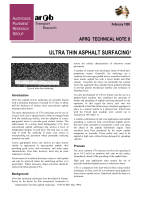 Cover of Ultra Thin Asphalt Surfacing
