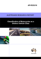 Cover of Classification of Motorcycles as a Distinct Vehicle Class