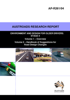 Cover of Environment and Design for Older Drivers: Stage II Volume 1 - Overview; Volume 2 - Handbook of Suggestions for Road Design Changes