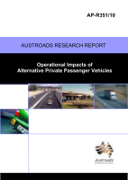 Cover of Operational Impacts of Alternative Private Passenger Vehicles