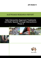 Cover of Safe Intersection Approach Treatments and Safer Speeds Through Intersections: Phase 2
