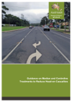 Cover of Guidance on Median and Centreline Treatments to Reduce Head-on Casualties