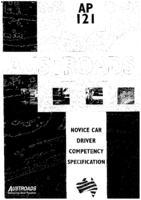 Cover of Novice Car Driver Competency Specification