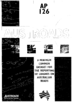 Cover of A Minimum Common Dataset for Reporting of Crashes on Australian Roads