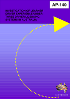 Cover of Investigation of Learner Driver Experience Under Three Driver Licensing Systems in Australia