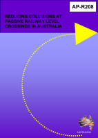 Cover of Reducing Collisions at Passive Railway Level Crossings in Australia