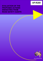 Cover of Evaluation of the Proposed Actions Emanating from Road Safety Audits