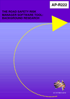 Cover of The Road Safety Risk Manager Software Tool: Background Research