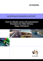 Cover of Trial of a Model Licence Re-Assessment Procedure for Older Drivers: Stage 3 Research