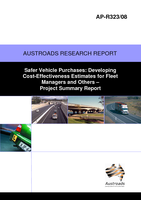 Cover of Safer Vehicle Purchases: Developing Cost-Effectiveness Estimates for Fleet Managers and Others Project Summary Report