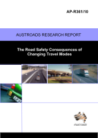 Cover of The Road Safety Consequences of Changing Travel Modes