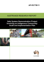 Cover of Safe System Demonstration Project Involving an Indigenous Community: Audit and Implementation