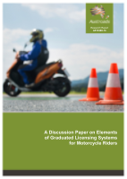 Cover of A Discussion Paper on Elements of Graduated Licensing Systems for Motorcycle Riders