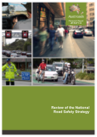 Cover of Review of the National Road Safety Strategy