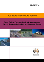 Cover of Road Safety Engineering Risk Assessment Part 5: Review of Crashes on Unsealed Roads
