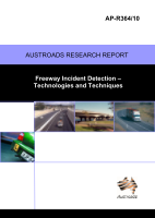 Cover of Freeway Incident Detection Technologies and Techniques