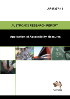 Cover of Application of Accessibility Measures