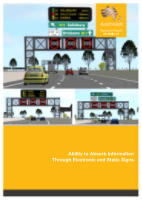 Cover of Ability to Absorb Information Through Electronic and Static Signs